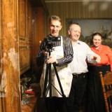 Попытались снять на видео Таню, но попались в объектив её фотоаппарата