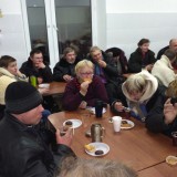 Чаепитие во время проповеди Евангелия