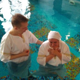 Крещение Татьяны Зориной. Астрахань (27 марта 2017г.)